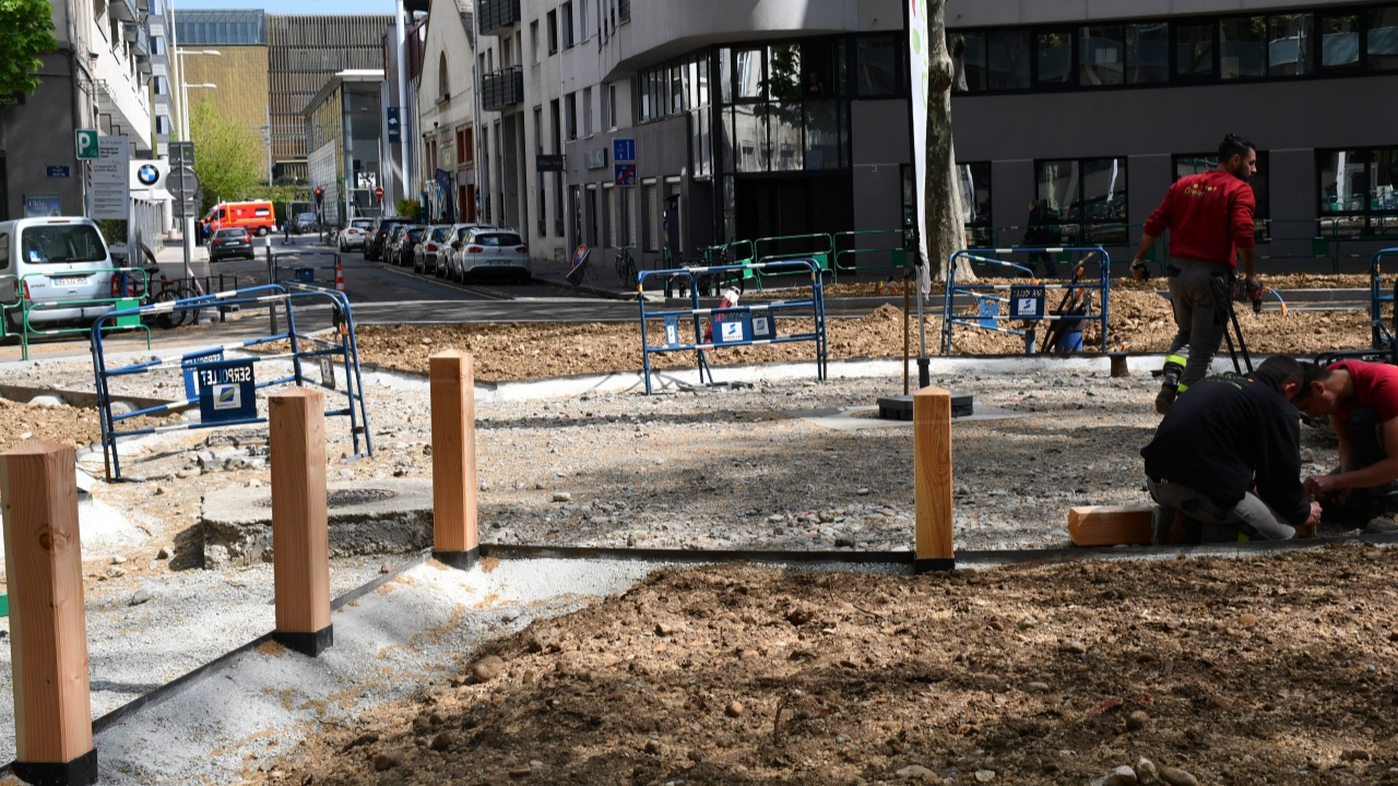 Lyon Moins De Voitures Et Plus Darbres La Place Danton Deviendra Un