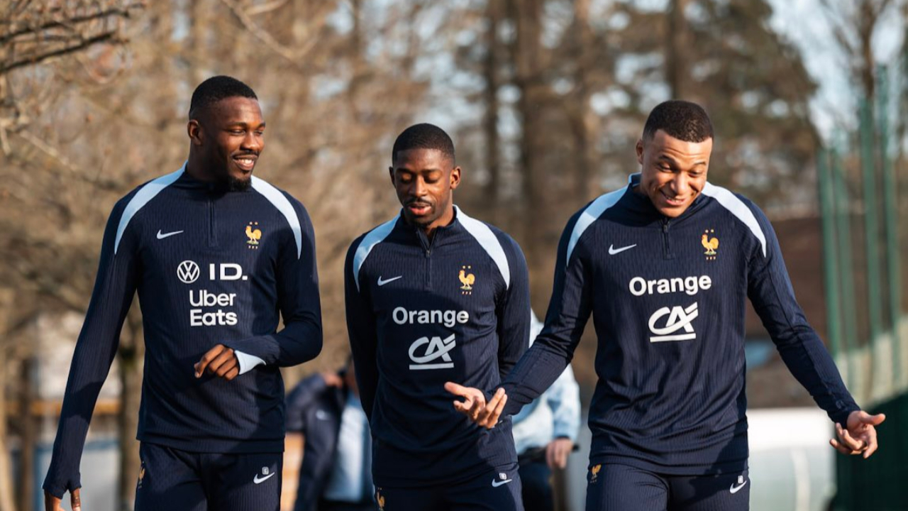 Football : les Bleus à Lyon à la veille de France-Allemagne