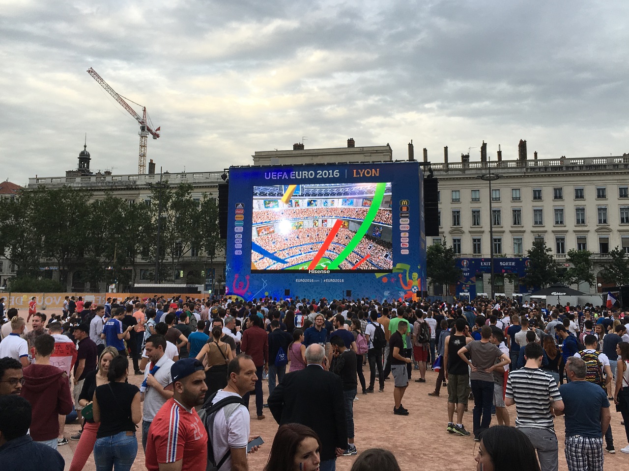 La Finale De La Coupe Du Monde Finalement Diffusee Sur La Place Bellecour