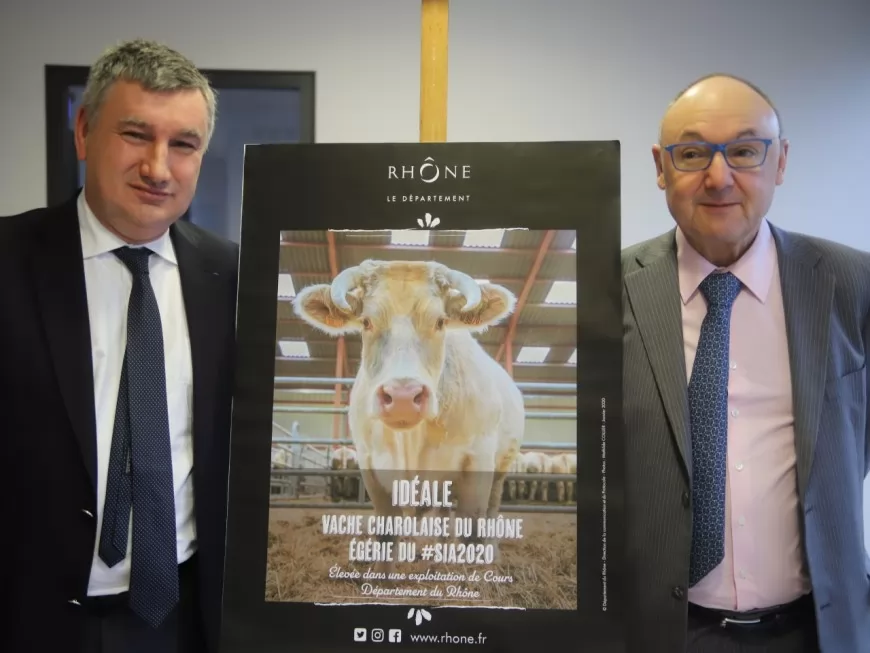 Christophe Guilloteau : "La promotion de l’agriculture du Rhône à travers la vache Idéale"